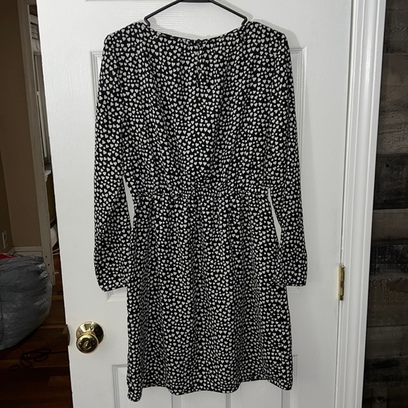 J. Crew Mercantile Heart Print Tulip Hem Shift Dress Size 6 - Picture 7 of 7